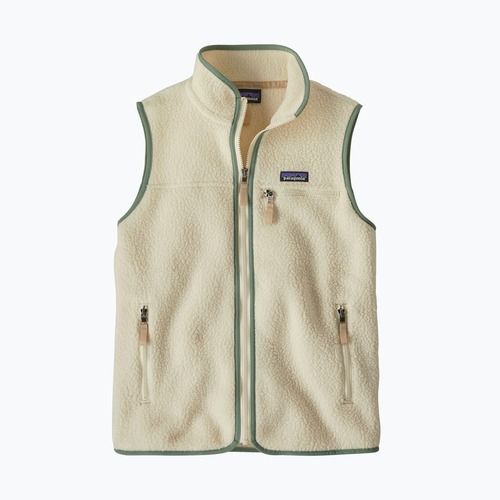 Vesta pentru femei  Patagonia Retro Pile natural cu ellwood green