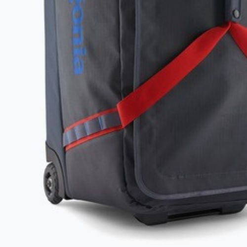 Geantă de voiaj Patagonia Black Hole Wheeled Duffel 100 l smolder blue/amanita red