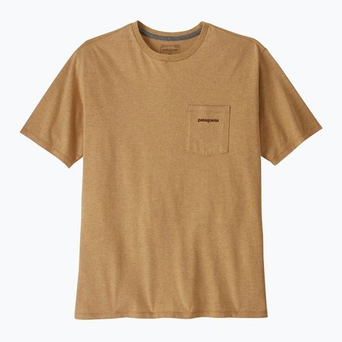 Tricou pentru bărbați Patagonia Boardshort Logo Pocket Responsibili talon gold