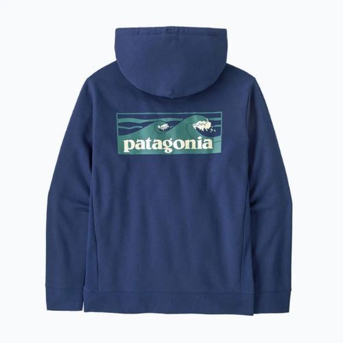 Bluză pentru bărbați Patagonia Boardshort Logo Uprisal Hoody clement blue