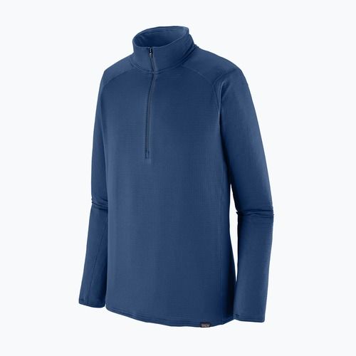 Bluză pentru bărbați Patagonia Cap Termal Weight Zip Neck clement blue