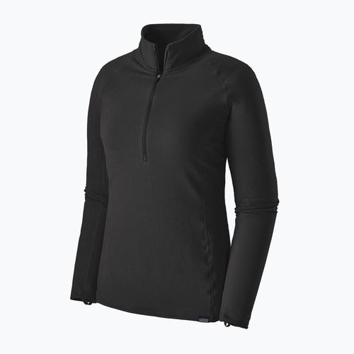 Bluză pentru femei Patagonia Cap Termal Weight Zip Neck black