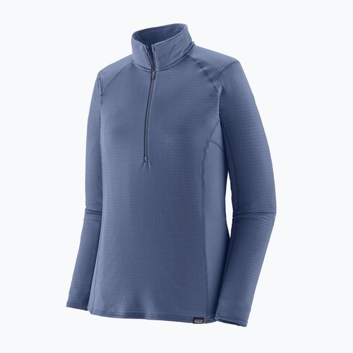 Bluză pentru femei Patagonia Cap Termal Weight Zip Neck clement blue