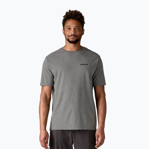 Tricou pentru bărbați Patagonia Fitz Roy Icon Responsibili-Tee gravel heather