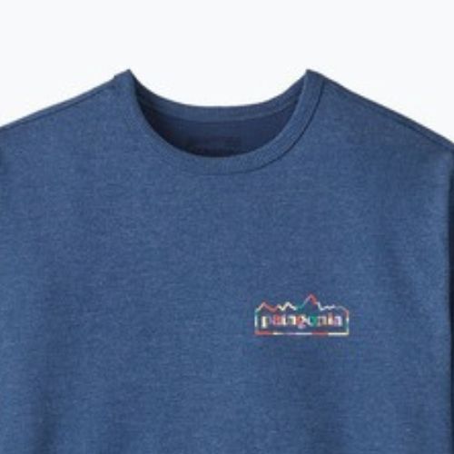 Bluză pentru bărbați Patagonia Lightweight Unity Fitz Wildrise Crew clement blue