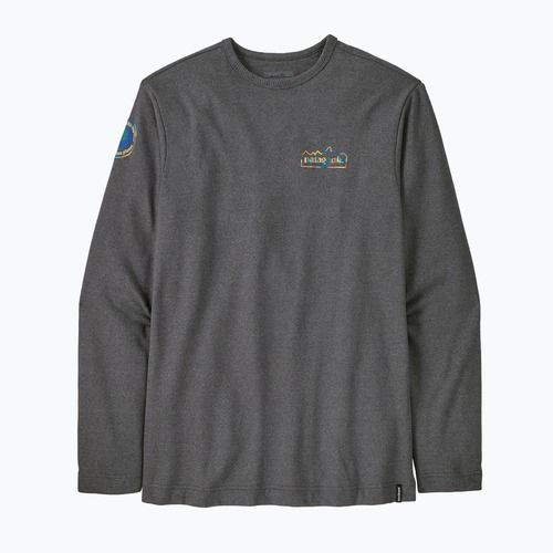 Bluză pentru bărbați Patagonia Lightweight Unity Fitz Wildrise Crew ink black