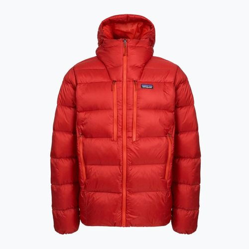 Geacă de puf pentru bărbați Patagonia Fitz Roy Down Hoody amanita red