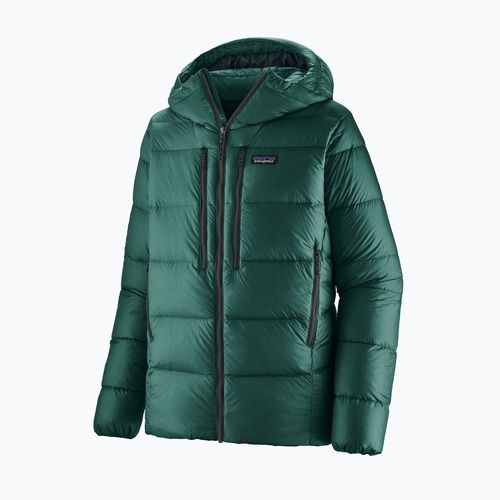 Geacă de puf pentru bărbați Patagonia Fitz Roy Down Hoody cascade green