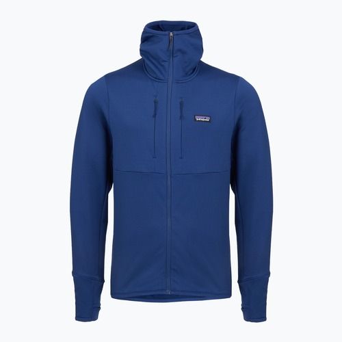Bluză de trekking pentru bărbați Patagonia R1 Thermal Full Zip Hoody clement blue