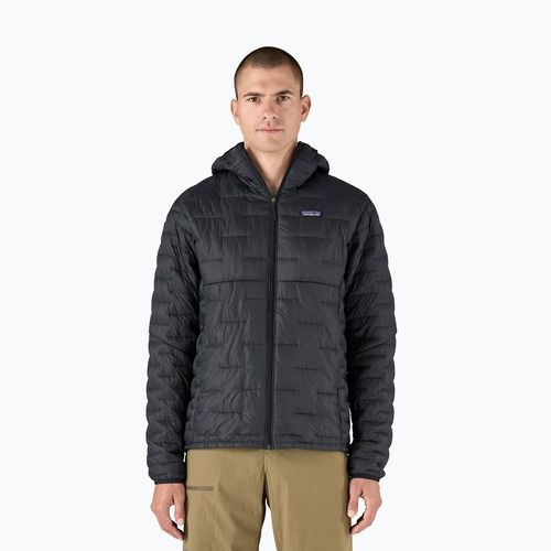 Geacă de puf pentru bărbați Patagonia Micro Puff Hoody black