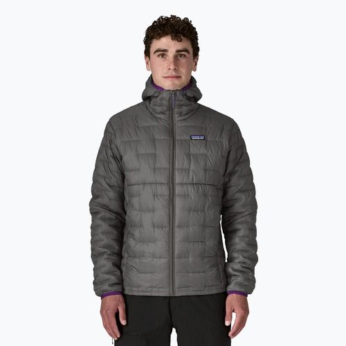 Geacă de puf pentru bărbați Patagonia Micro Puff Hoody forge grey