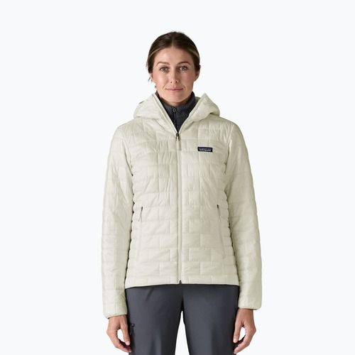 Geacă de puf pentru femei Patagonia Nano Puff Hoody birch white