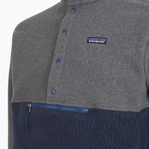 Bluză de trekking pentru bărbați Patagonia Retro Pile 1 / 2 Snap P / O new navy w / nickel