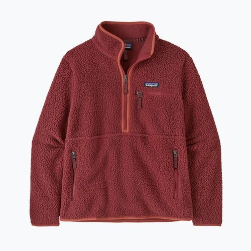 Bluză pentru femei Patagonia Retro Pile Marsupial sequoia red