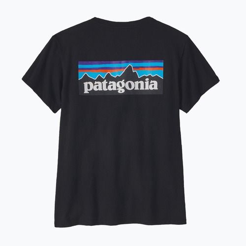 Tricou pentru femei Patagonia P-6 Logo Responsibili-Tee black