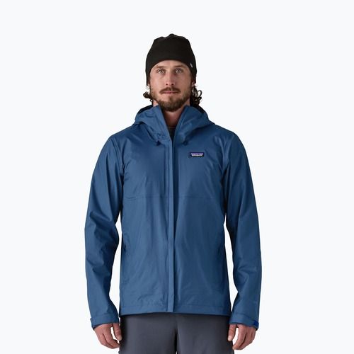 Geacă de ploaie pentru bărbați Patagonia Torrentshell 3L Rain clement blue