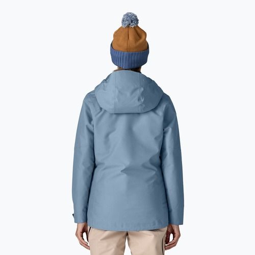 Geacă de ploaie pentru femei Patagonia Insulated Powder Town barnacle blue