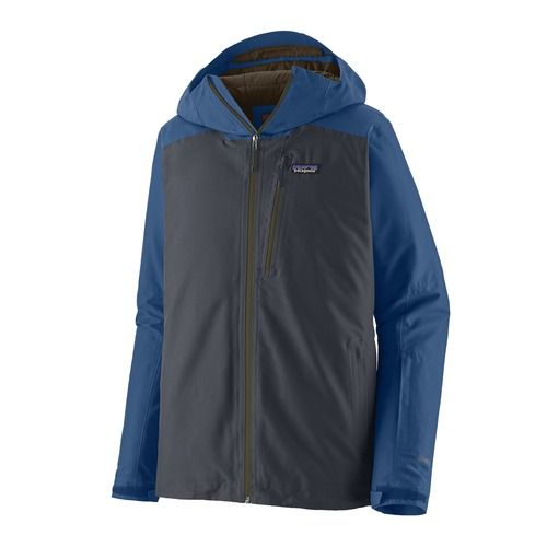 Geacă de ploaie pentru bărbați Patagonia Insulated Powder Town smolder blue w / clement blue