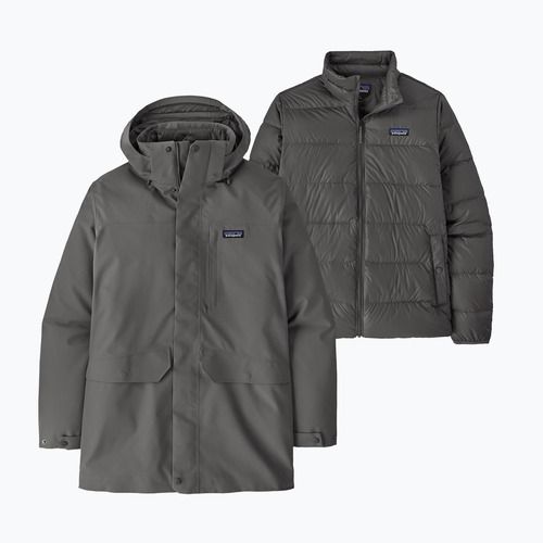 Geacă 3în1 pentru bărbați Patagonia Tres 3-in-1 Parka forge grey