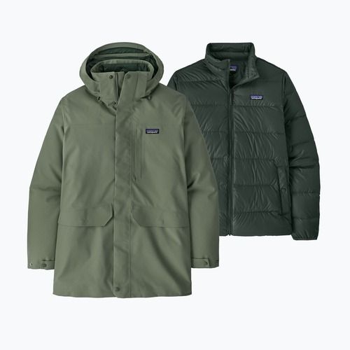 Geacă 3în1 pentru bărbați Patagonia Tres 3-in-1 Parka old growth green