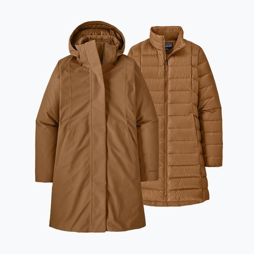 Geacă 3în1 pentru femei Patagonia Tres 3-in-1 Parka deer brown