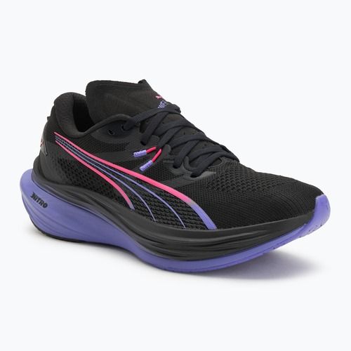 Încălțăminte de alergare pentru bărbați PUMA Deviate Nitro 3 Digitokyo puma black / dark
