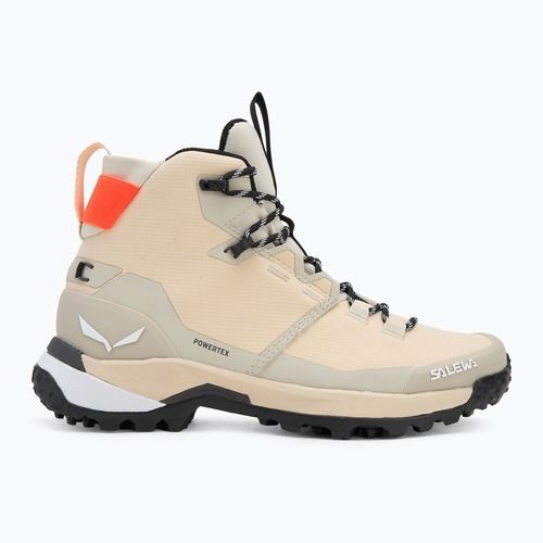 Încălțăminte trekking pentru femei Salewa Puez 2 Mid Ptx oatmeal/oatmeal