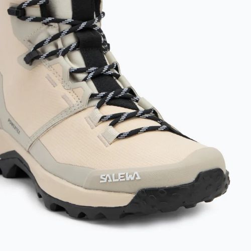 Încălțăminte trekking pentru femei Salewa Puez 2 Mid Ptx oatmeal/oatmeal