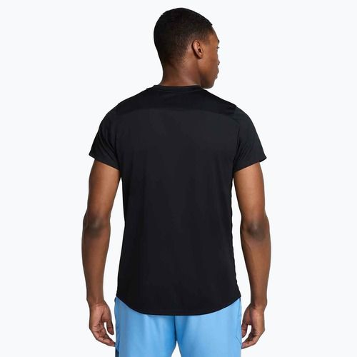 Tricou de tenis pentru bărbați Nike Court Dri-Fit Victory negru/alb