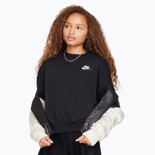 Hanorac pentru copii Nike Sportswear Club Fleece black/white
