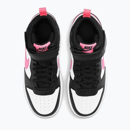 Încălțăminte pentru copii Nike Court Borough Mid 2 black/sunset pulse/white