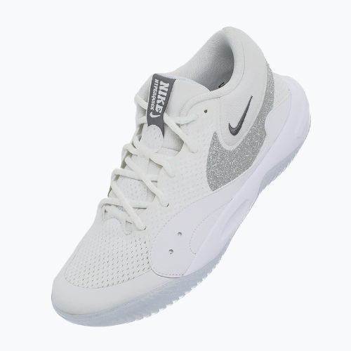 Încălțăminte de volei pentru femei Nike Hyperquick Court Flight SE smmit white/metalic silver/pure platinum