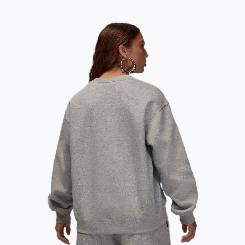 Bluză damă Jordan Brooklyn Fleece dark grey heather/white