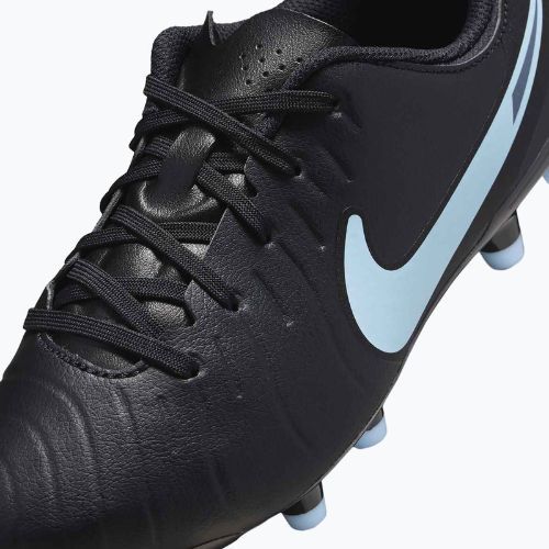 Încălțăminte de fotbal pentru copii Nike Tiempo Legend 10 Academy FG/MG black/black