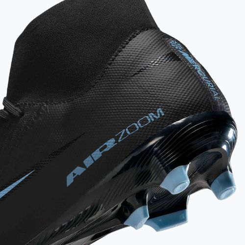 Încălțăminte de fotbal pentru bărbați Nike Mercurial Superfly 10 Academy MG black/ice blue