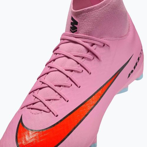 Încălțăminte de fotbal pentru bărbați Nike Mercurial Superfly 10 Academy MG magic flamingo/black/total crimson