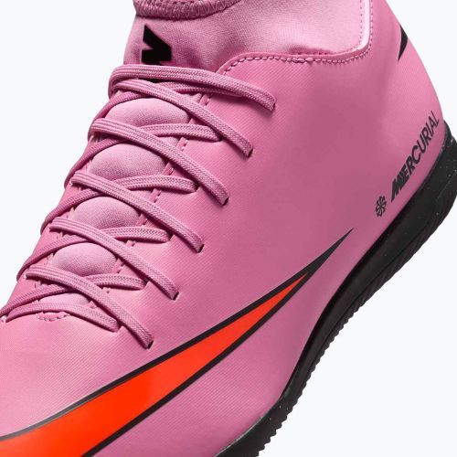 Încălțăminte de fotbal pentru bărbați Nike Mercurial Superfly 10 Club IC magic flamingo/black/total crimson