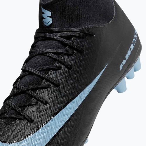 Încălțăminte de fotbal pentru bărbați Nike Mercurial Superfly 10 Academy AG black/ice blue