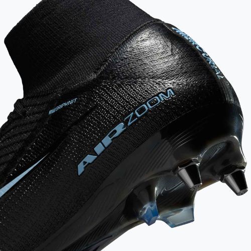Încălțăminte de fotbal pentru bărbați Nike Mercurial Superfly 10 Elite SG-Pro black/ice blue