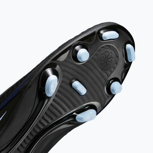 Încălțăminte de fotbal pentru bărbați Nike Phantom 6 Low Club FG/MG black/black