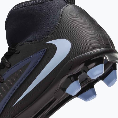 Încălțăminte de fotbal pentru copii Nike Phantom 6 High Club FG/MG black/black
