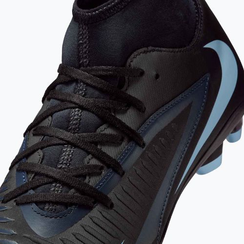 Încălțăminte de fotbal pentru bărbați Nike Phantom 6 High Club FG/MG black/black