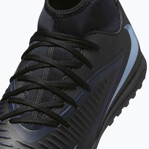 Încălțăminte de fotbal pentru bărbați Nike Phantom 6 High Club TF black/black
