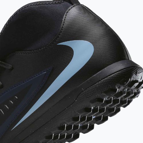 Încălțăminte de fotbal pentru bărbați Nike Phantom 6 High Club TF black/black