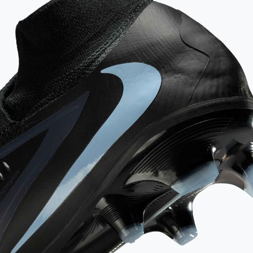 Încălțăminte de fotbal pentru bărbați Nike Phantom 6 High Pro FG black/black
