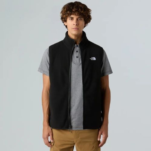 Vestă pentru bărbați The North Face Glacier Fleece black