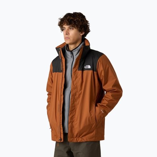 Geacă 3în1 pentru bărbați The North Face Evolve II Triclimate burnt umber/asphalt grey