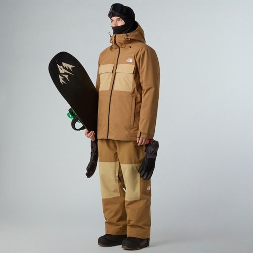 Geacă de snowboard pentru bărbați The North Face Fourbarrel Triclimate utility brown/khaki
