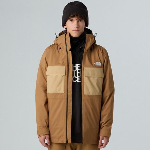 Geacă de snowboard pentru bărbați The North Face Fourbarrel Triclimate utility brown/khaki