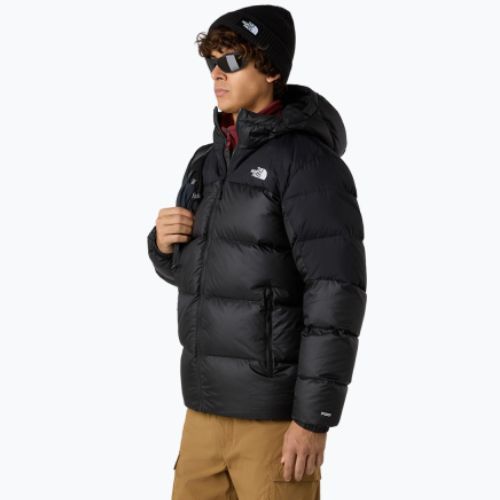 Geacă cu puf pentru bărbați The North Face Diablo Down 2.0 Hoodie black/black/recycled down